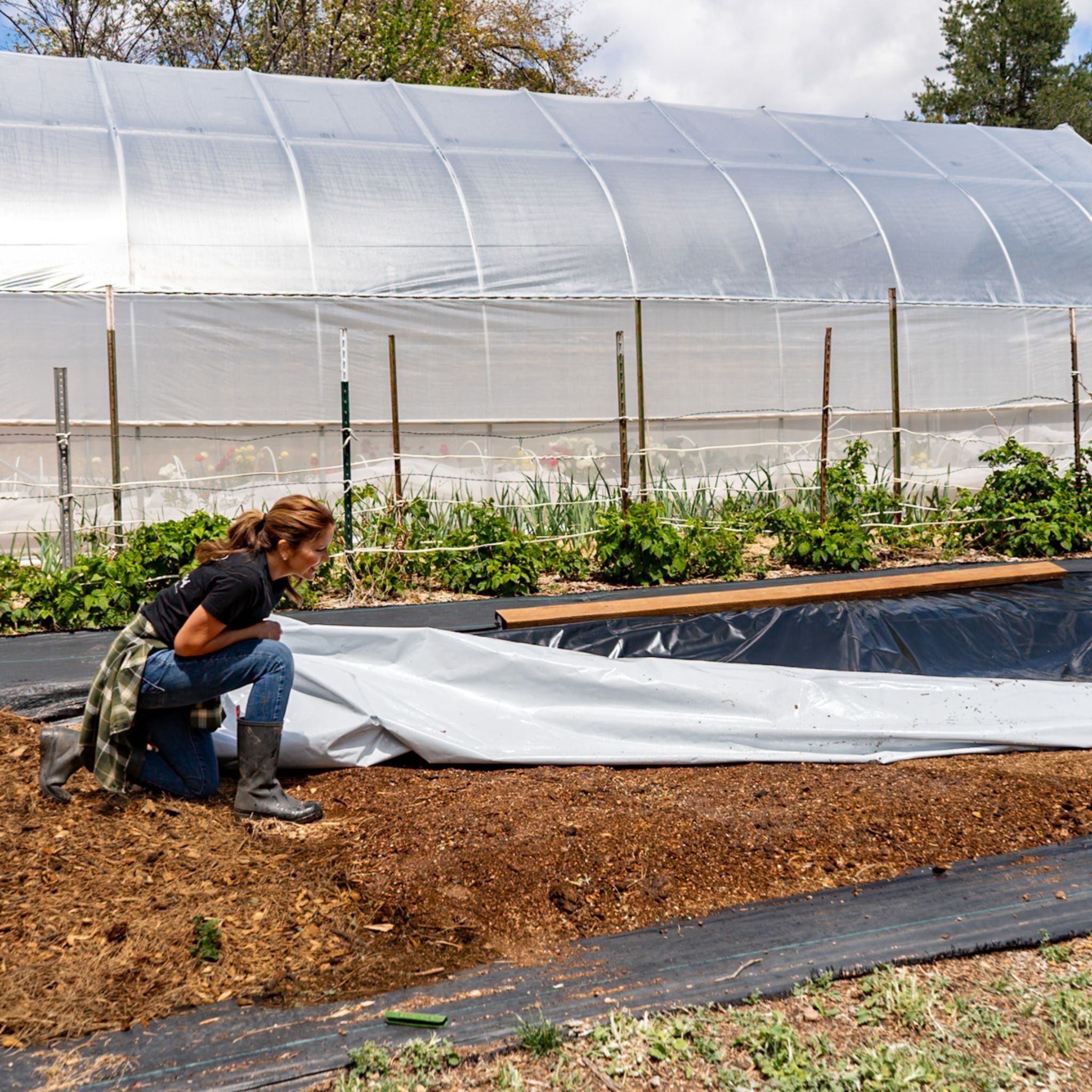 Silage Tarp - 6 mil Reversible Black & White