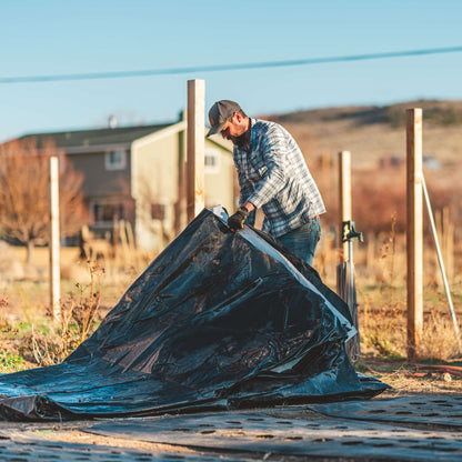 Silage Tarp - 6 mil Reversible Black &amp; White